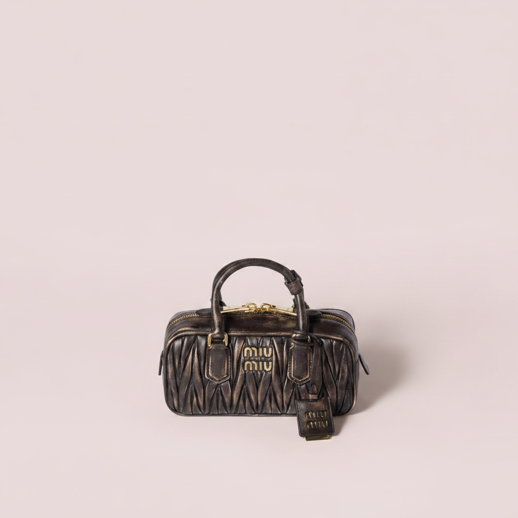 Arcadie matelassé nappa leather bag
