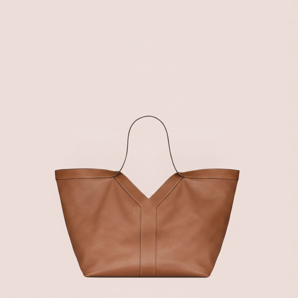 Y TOTE IN LEATHER
